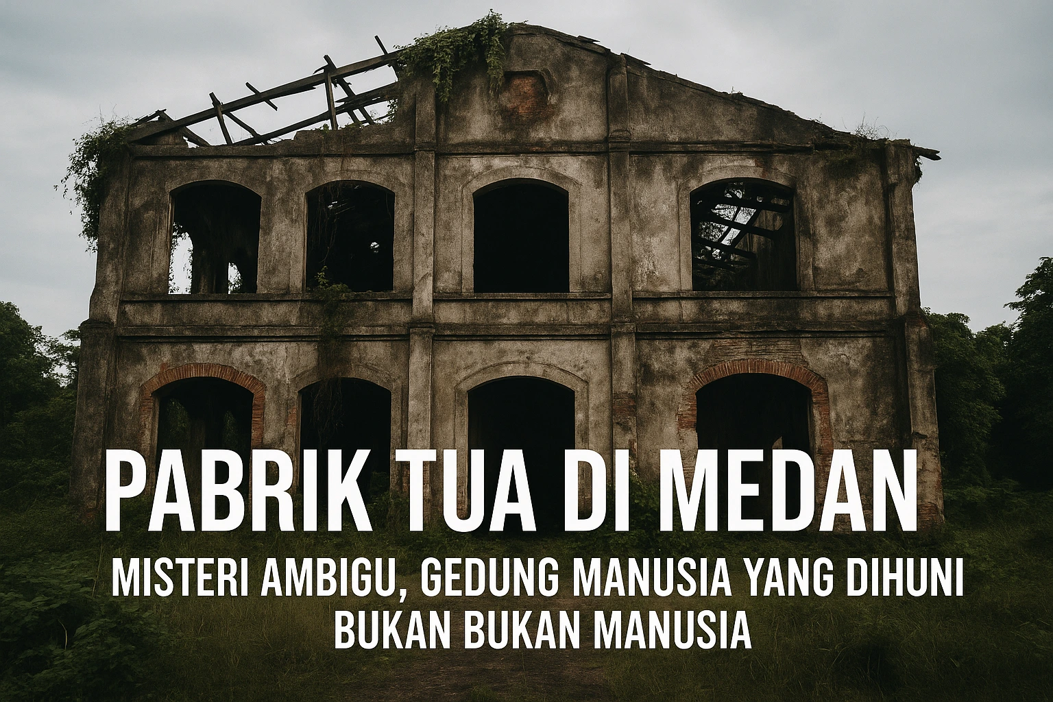 Pabrik Tua di Medan – Misteri Ambigu, Gedung Manusia yang Dihuni Bukan Manusia