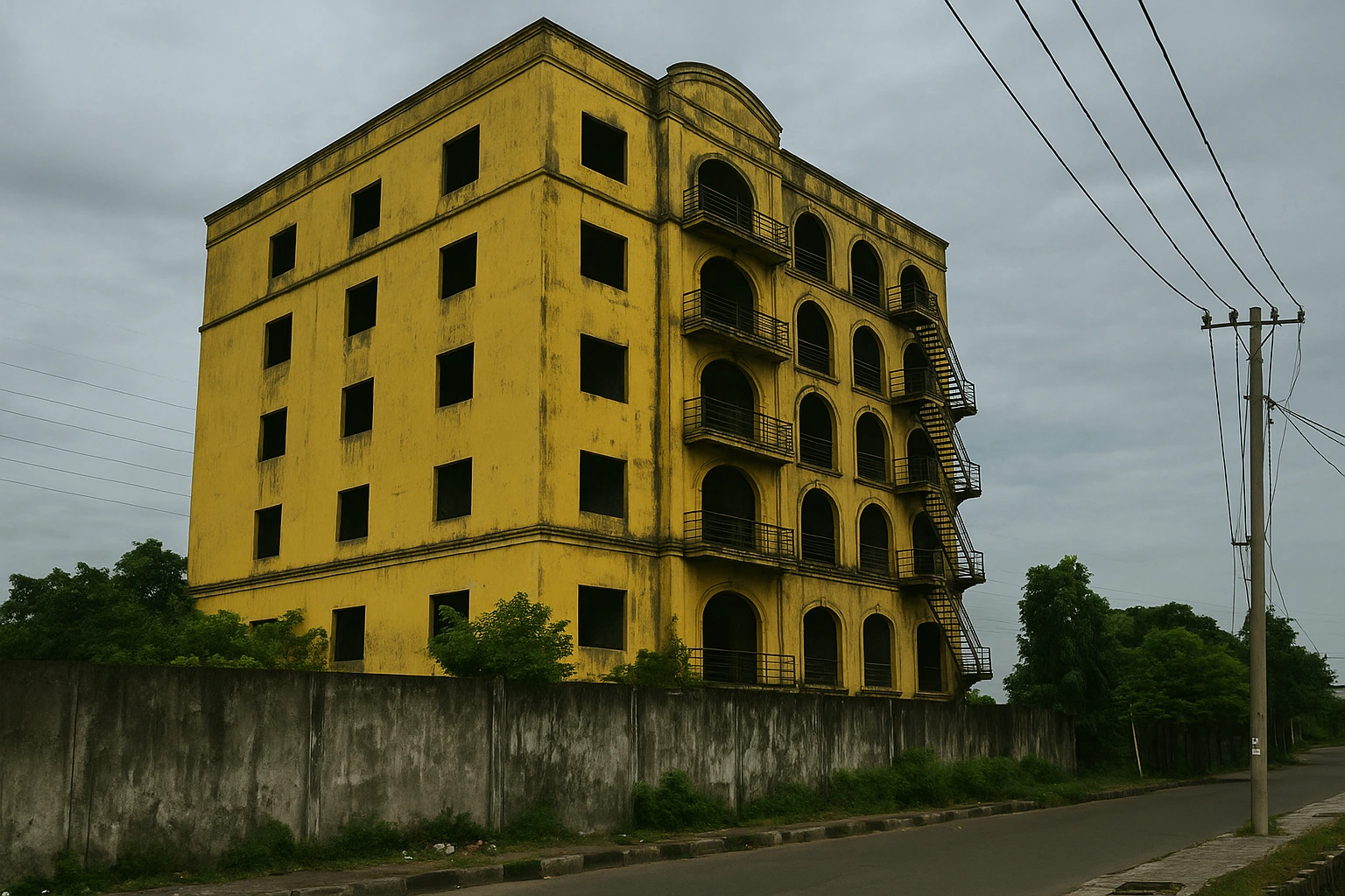 Gedung Kuning Medan: Landmark Mangkrak, Cerita Hantu & Uji Nyali