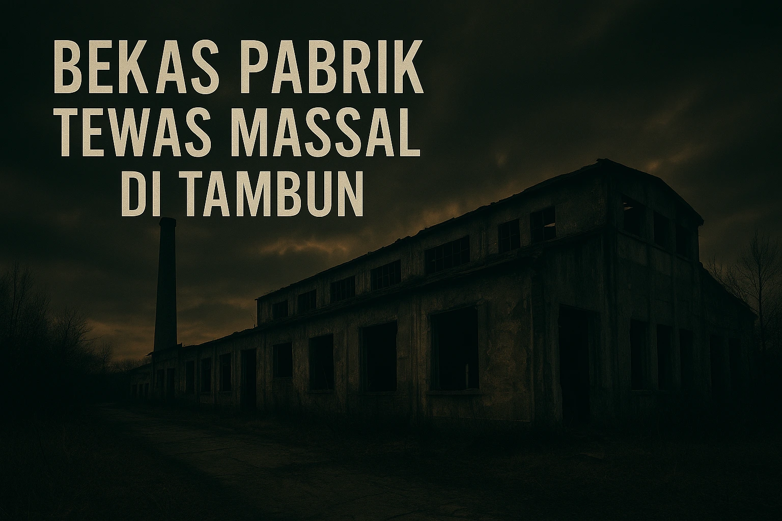 Bekas Pabrik Tewas Massal di Tambun: Kisah yang Tak Pernah Ditutup Secara Tuntas