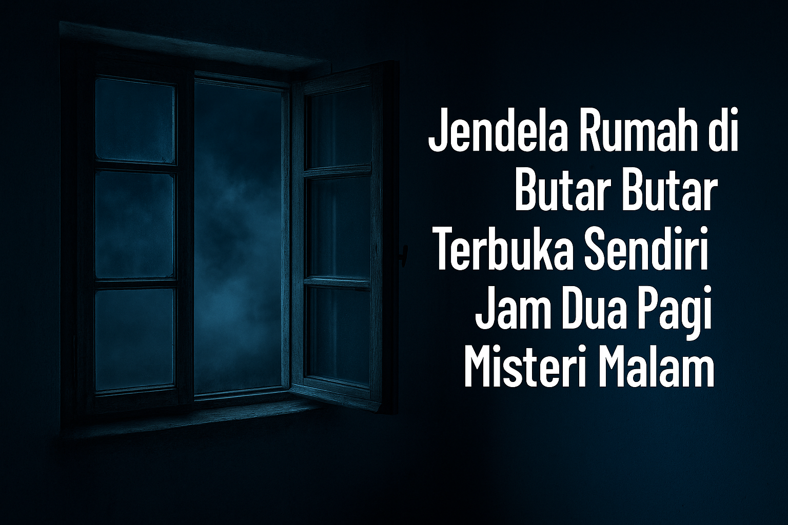 Jendela Rumah di Butar Butar Terbuka Sendiri Jam Dua Pagi Misteri Malam