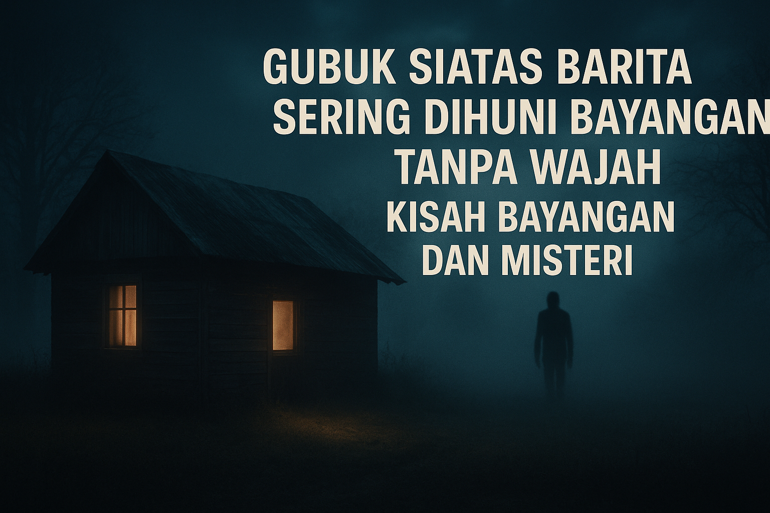Gubuk Siatas Barita Sering Dihuni Bayangan Tanpa Wajah Kisah Bayangan dan Misteri
