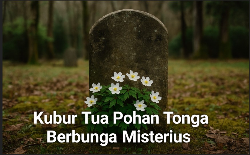 Kubur Tua Pohan Tonga Berbunga Misterius