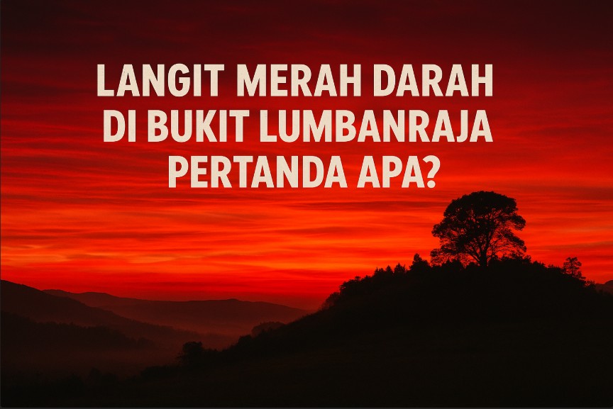 Langit Merah Darah di Bukit Lumbanraja Pertanda Apa?