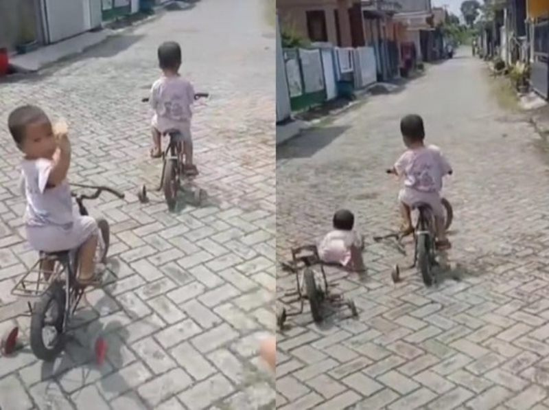 Penunggang Sepeda Tua di Jalan Sepi Sipiongot Kisah di Baliknya