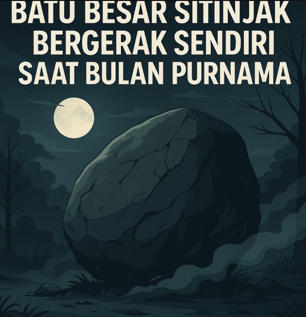Misteri Batu Besar Sitinjak Bergerak Sendiri Saat Bulan Purnama
