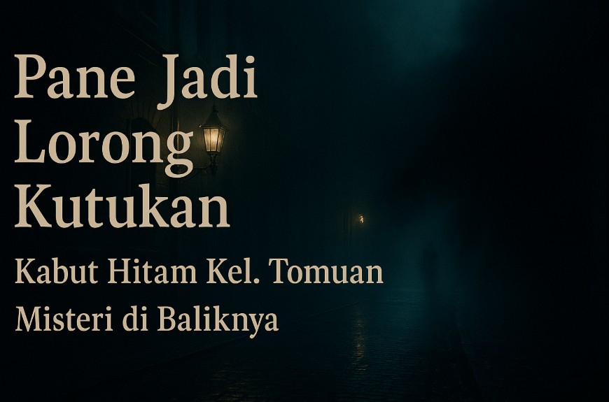 Pane Jadi Lorong Kutukan, Kabut Hitam Kel. Tomuan Misteri di Baliknya