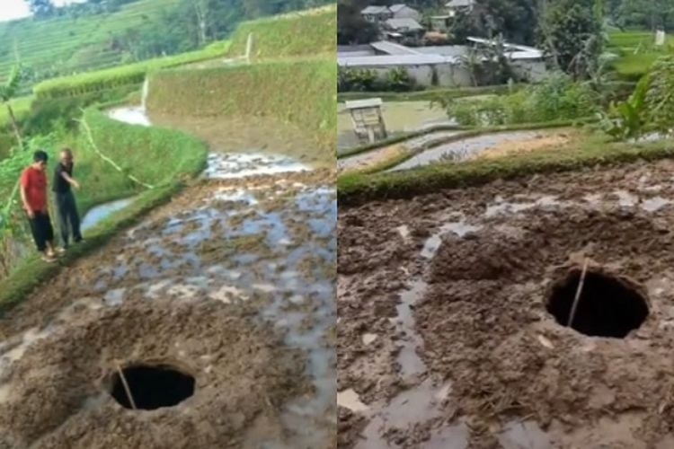 Infografis 5 Lubang Misterius di Dunia Lubang misterius muncul di Bangun Purba Jalan Simpang Dolok