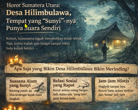 Horor Sumatera Utara: Desa Hilimbulawa, Tempat yang “Sunyi”-nya Punya Suara Sendiri